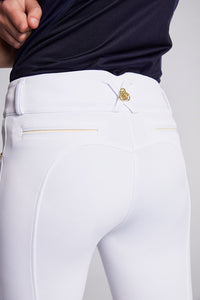 Vol.2 Olivia White Competition Breeches Knee grip – Limited Drop