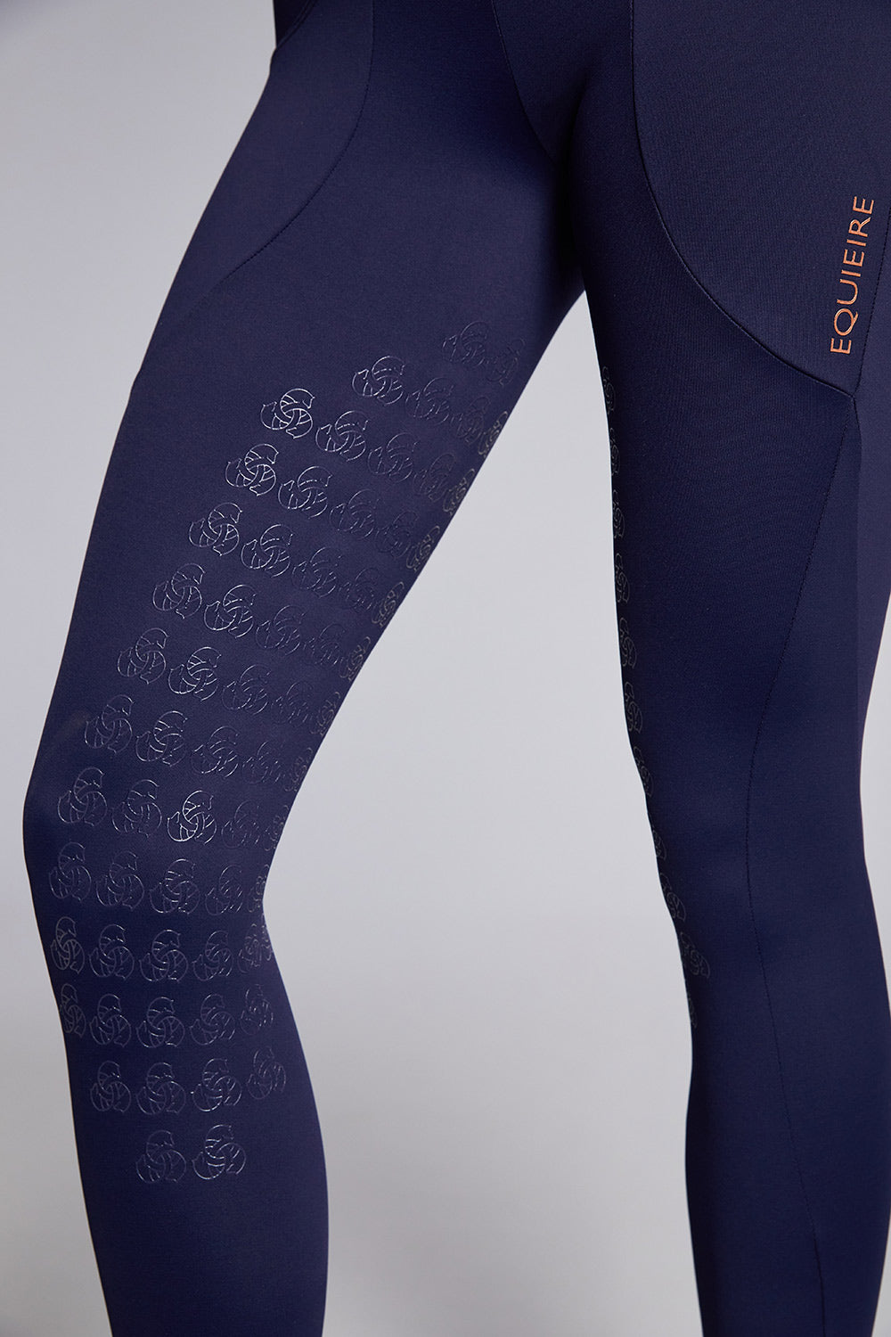 Jessica Navy 3/4 Grip Riding Leggings