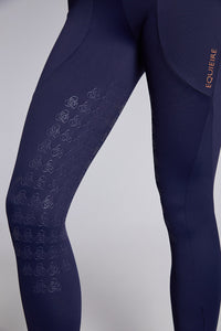 Jessica Navy 3/4 Grip Riding Leggings