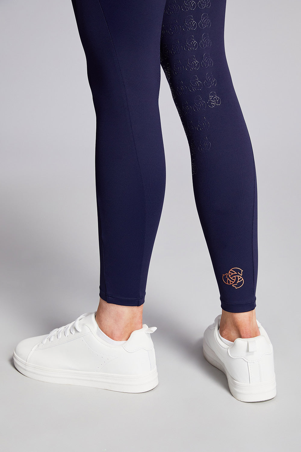 Jessica Navy 3/4 Grip Riding Leggings