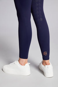 Jessica Navy 3/4 Grip Riding Leggings