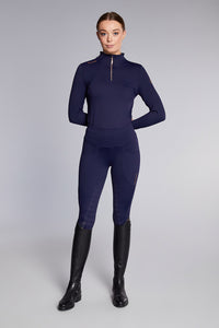 Jessica Navy 3/4 Grip Riding Leggings