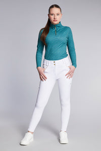 Vol.2 Olivia White Competition Breeches Knee grip – Limited Drop