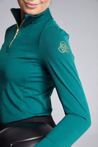 Emily Training Top Forest Green