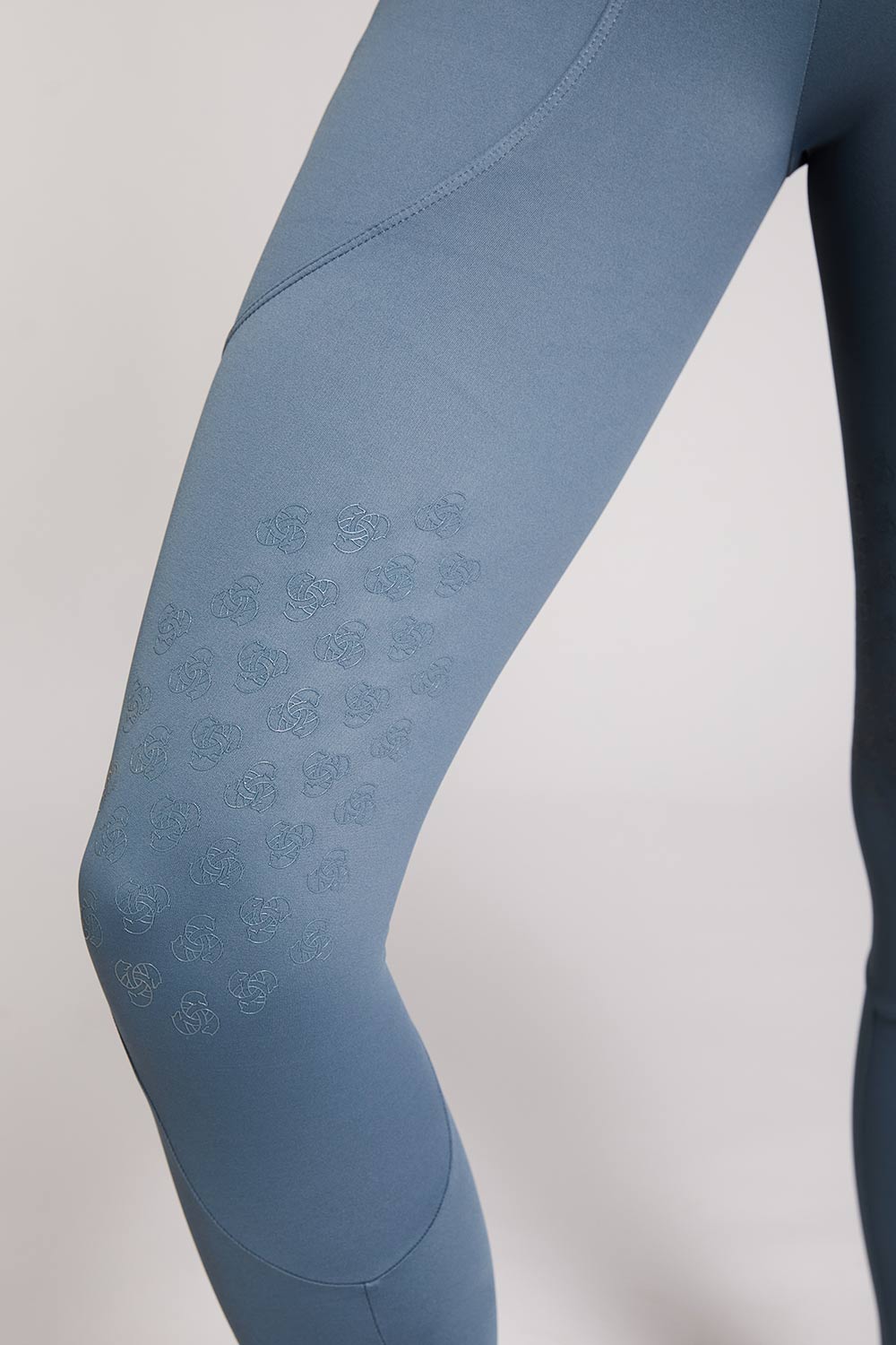 Aisling |Cliff Grey Knee-grip Riding Leggings - Equieire