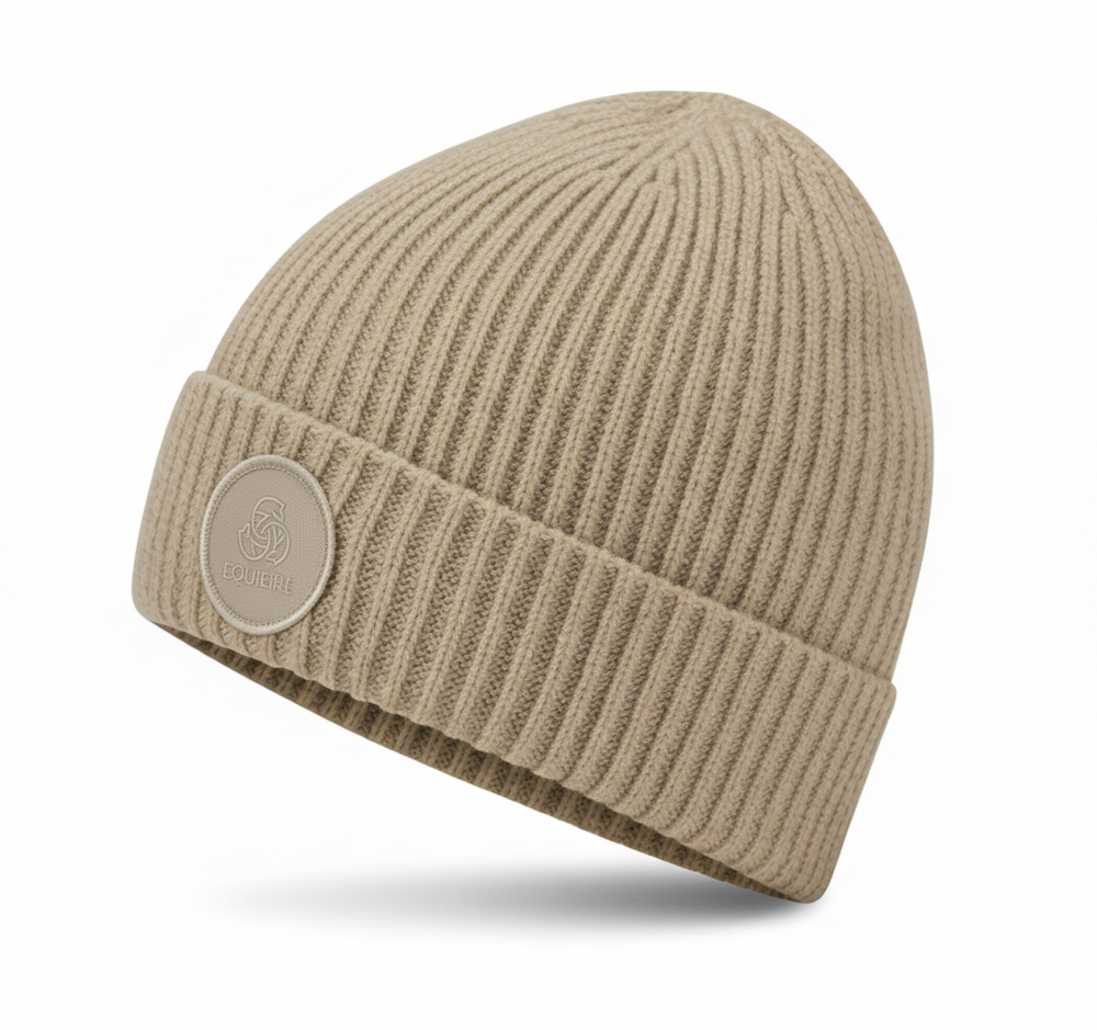 Winter Beanie | Camel Fleece-Lined