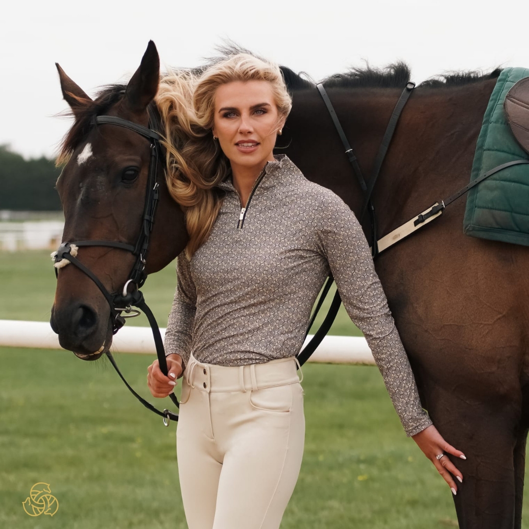 Olivia Vol.1 Knee-Grip Breeches Tan