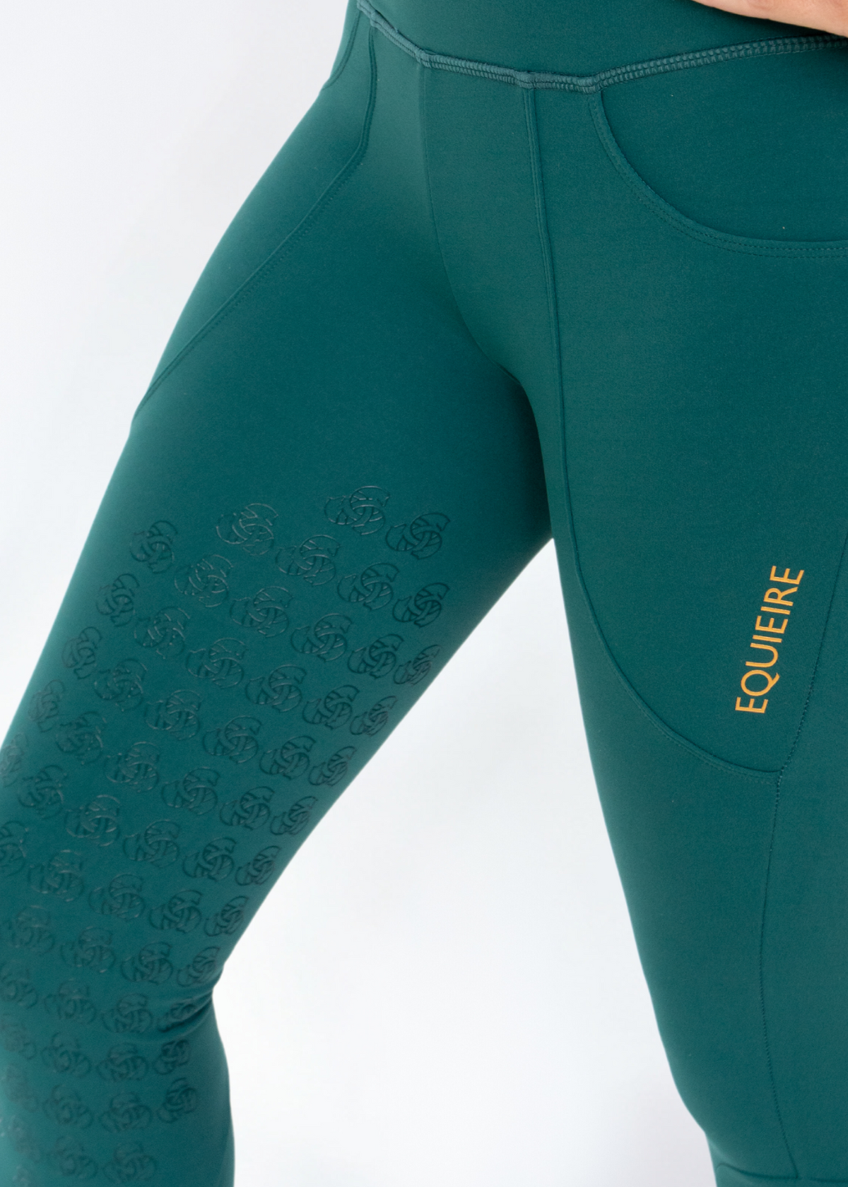 Erin  3/4 Grip Compression Riding Tights (Petite) | Last Chance to Buy