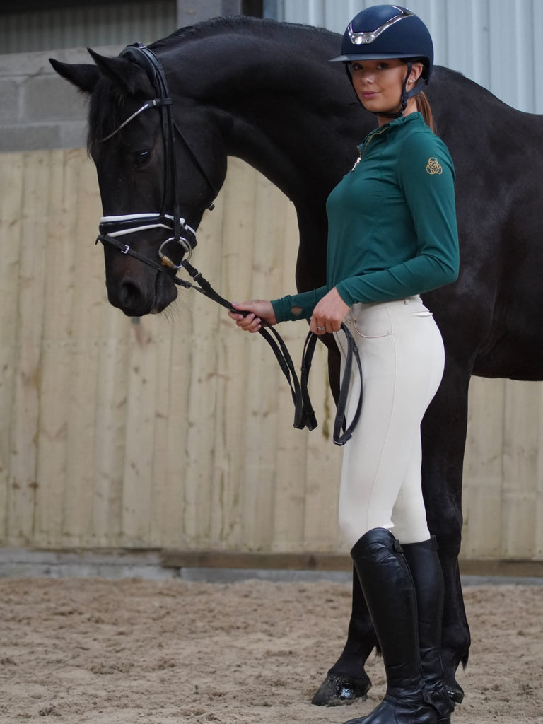 Equipad Equestrian Ribbed Riding Leggings – EQ Saddlery
