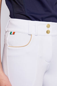 Team Ireland White Knee-Grip Competition Breeches Bundle