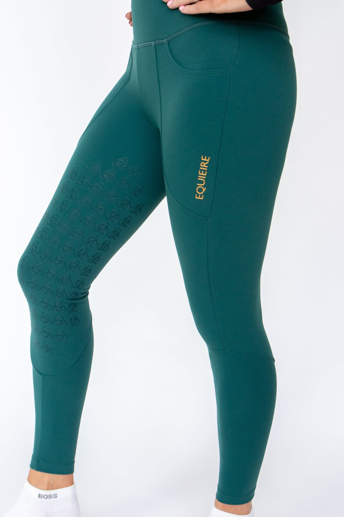 Erin  3/4 Grip Compression Riding Tights (Petite) | Last Chance to Buy