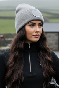 Equieire Beanie - Ivory Fleece Lined